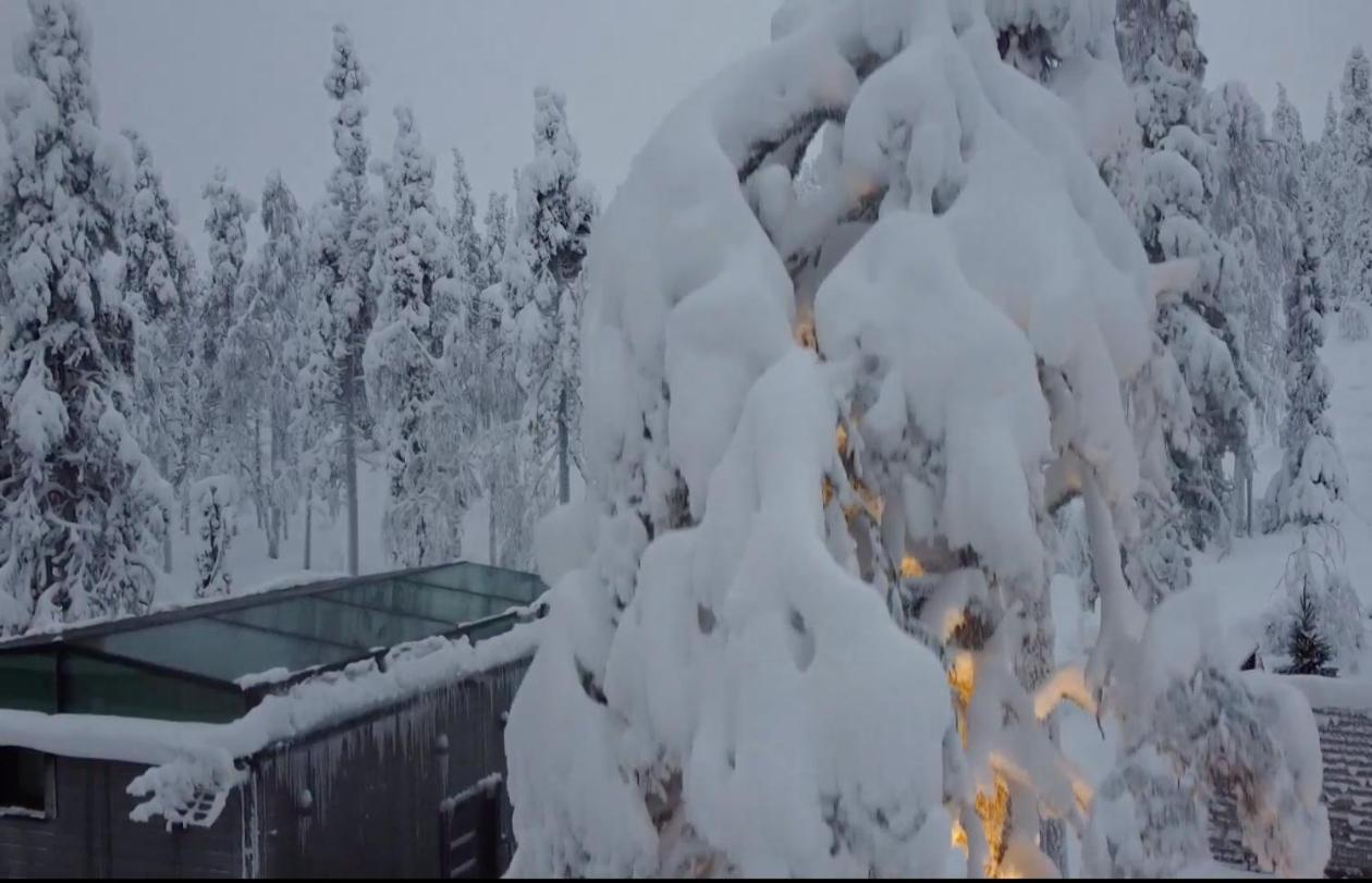 Vila Levi Secret Igloo Revontuli Sirkka Exteriér fotografie